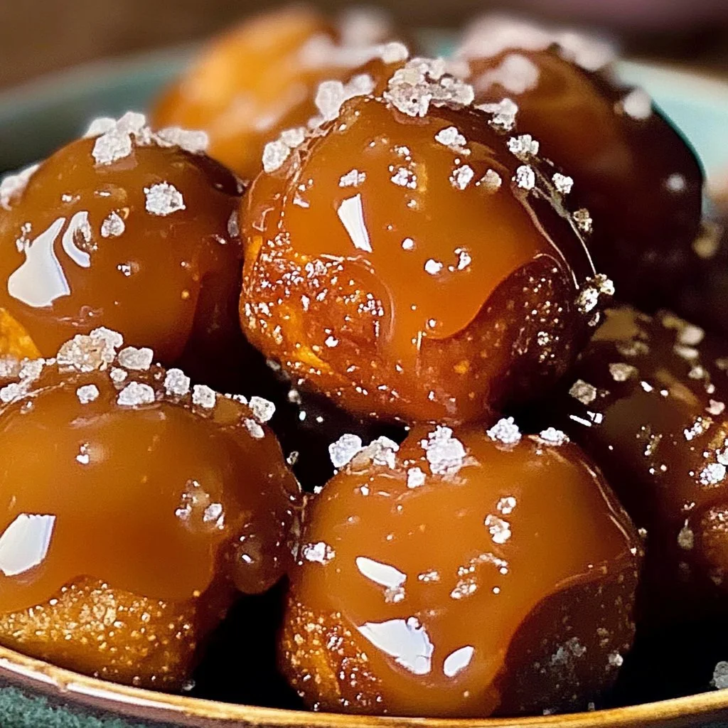 Irresistible No-Bake Salted Caramel Pretzel Bites