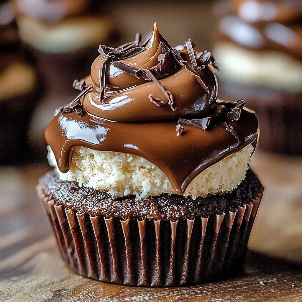 Irresistible Nutella Cheesecake Cupcakes