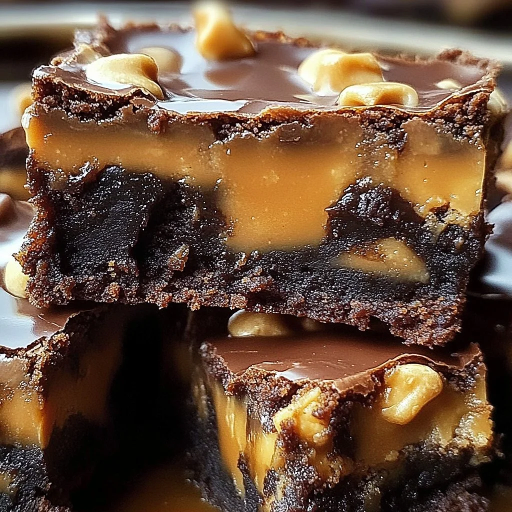 Irresistible Snickers Brownies