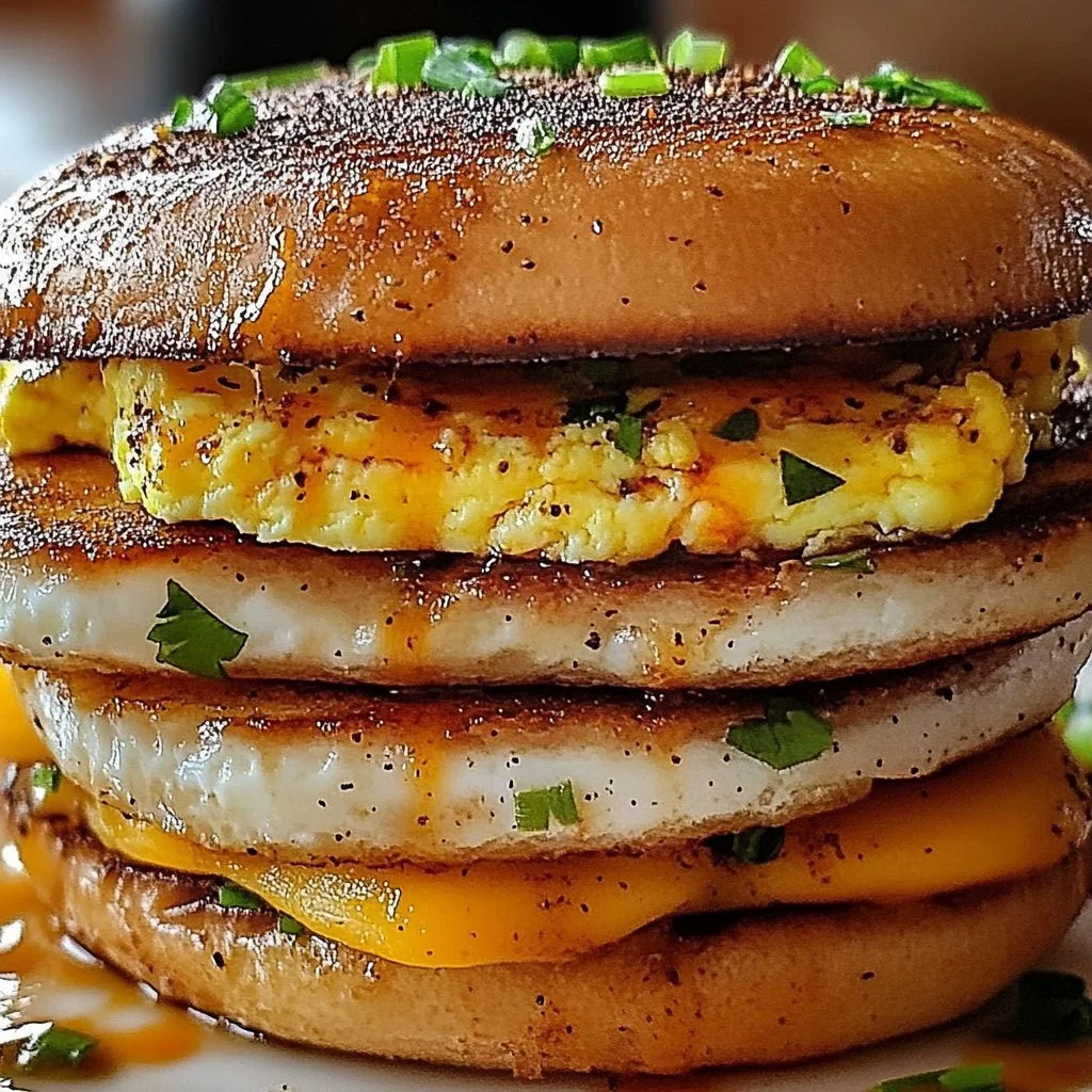 Irresistible Spicy Chipotle Egg Breakfast Sandwiches