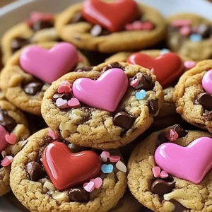 Delicious Valentine Bridal Shower Cookies decorated with hearts and flowers