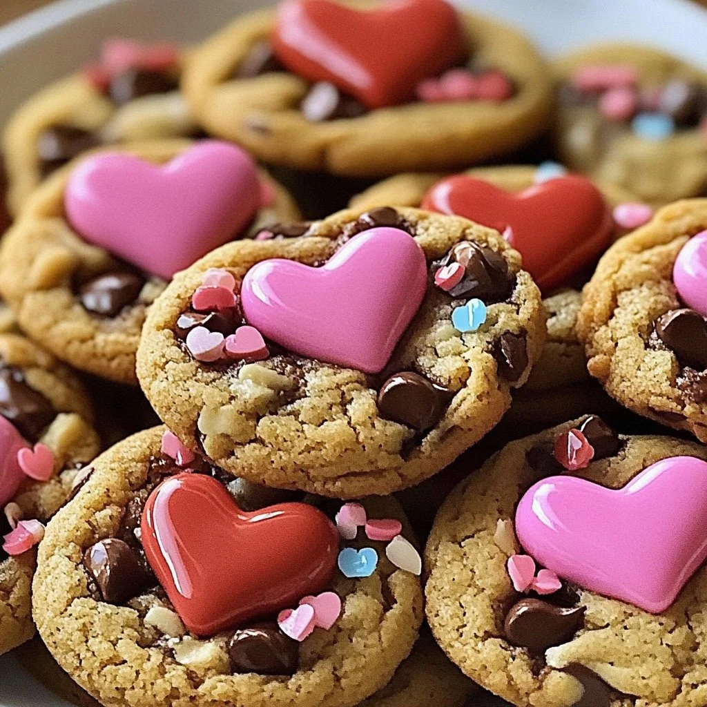 Delicious Valentine Bridal Shower Cookies decorated with hearts and flowers