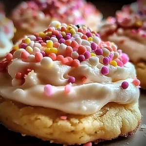 Irresistible Valentine buttercream cookies decorated for the holiday.