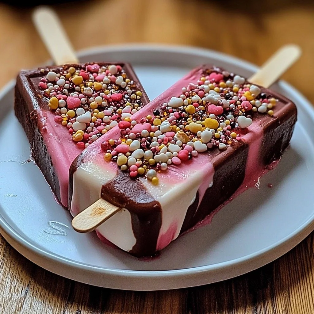 Irresistible Valentine Cake Popsicles