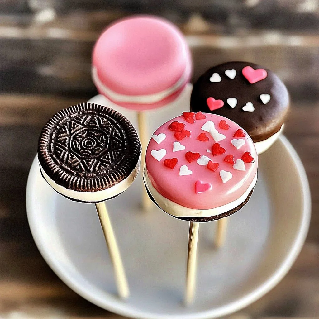 Irresistible Valentine’s Day Oreo Pops, perfect for gifting and celebrating love.