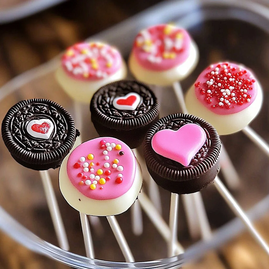 Irresistible Valentine's Day Oreo Pops