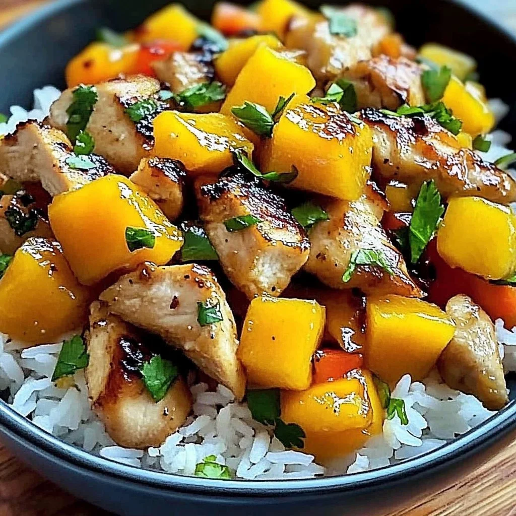 Mango Chicken and Rice