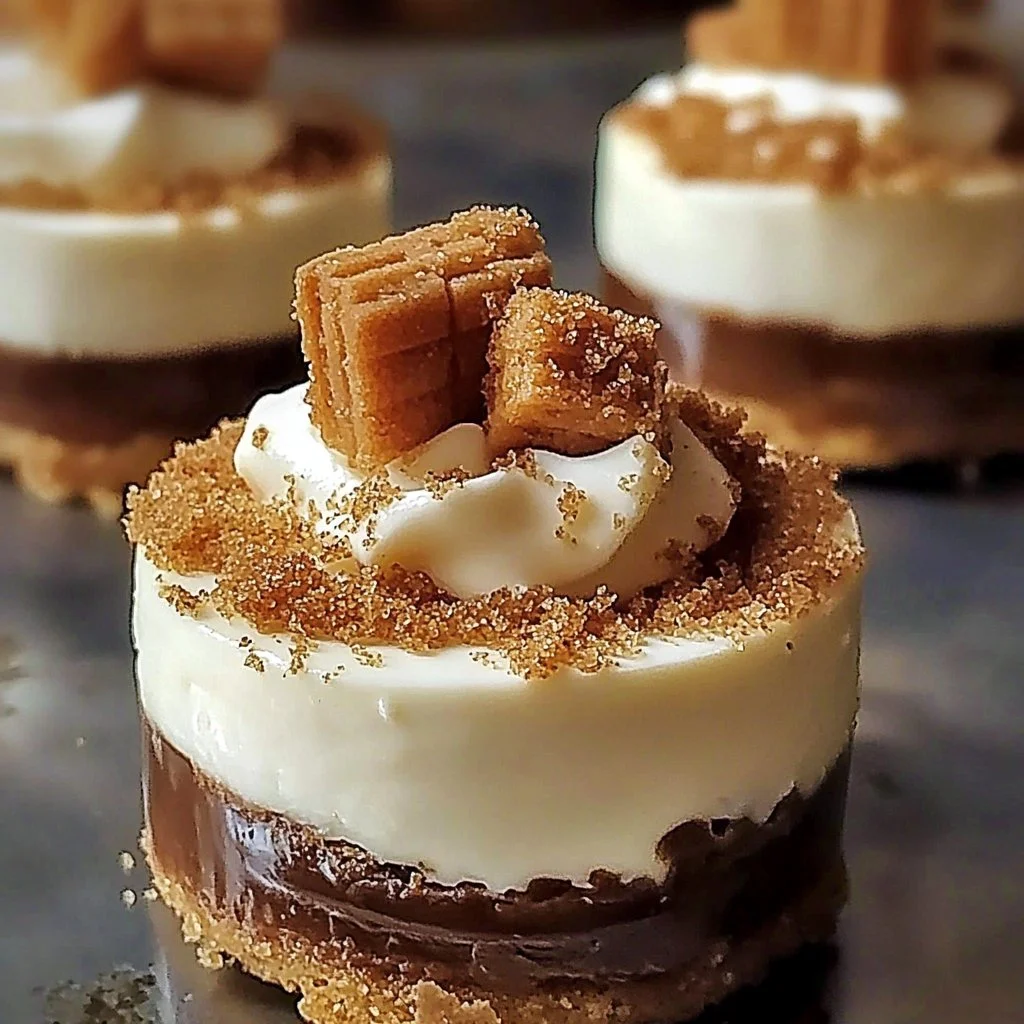 Mini Biscoff Cheesecakes Delight