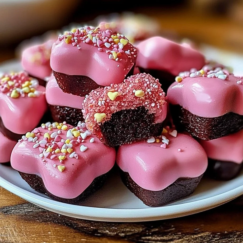 Colorful no-bake Valentine candy on a decorative plate