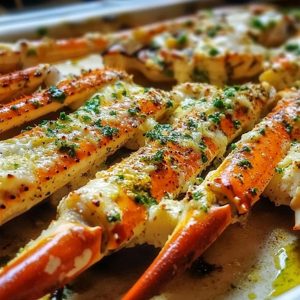 Perfectly Baked Crab Legs