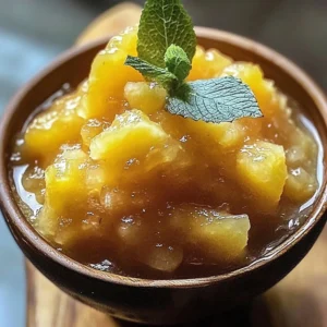 Refreshing Pineapple Rum Slush drink in a tropical setting