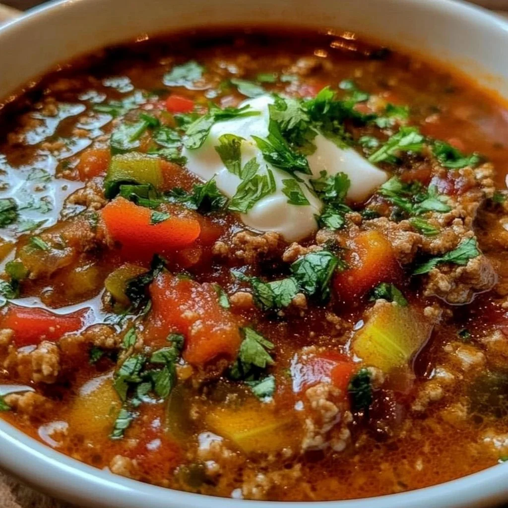 Stuffed Chile Soup