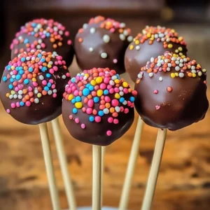 Valentine's Day themed cake pops in heart shapes and pink colors