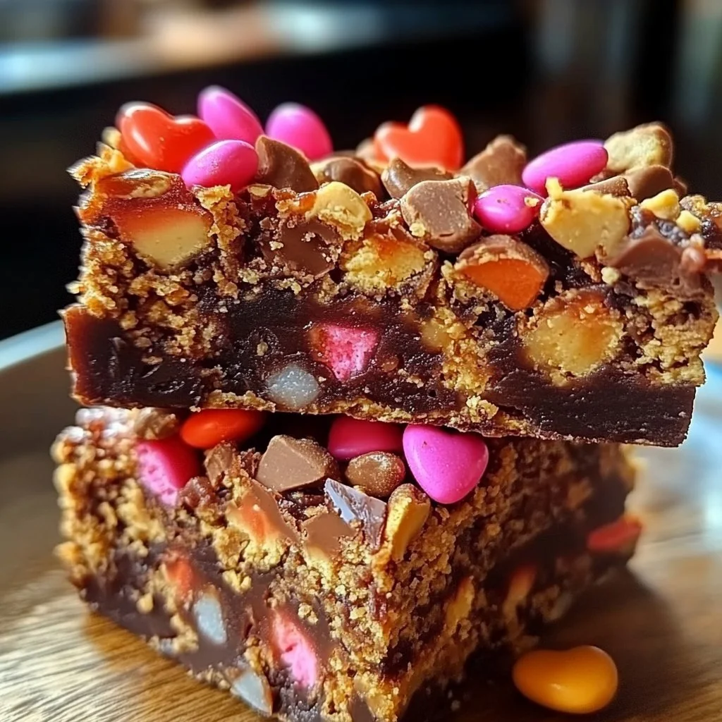 Assorted Valentine's candy bars for a sweet romantic gift.