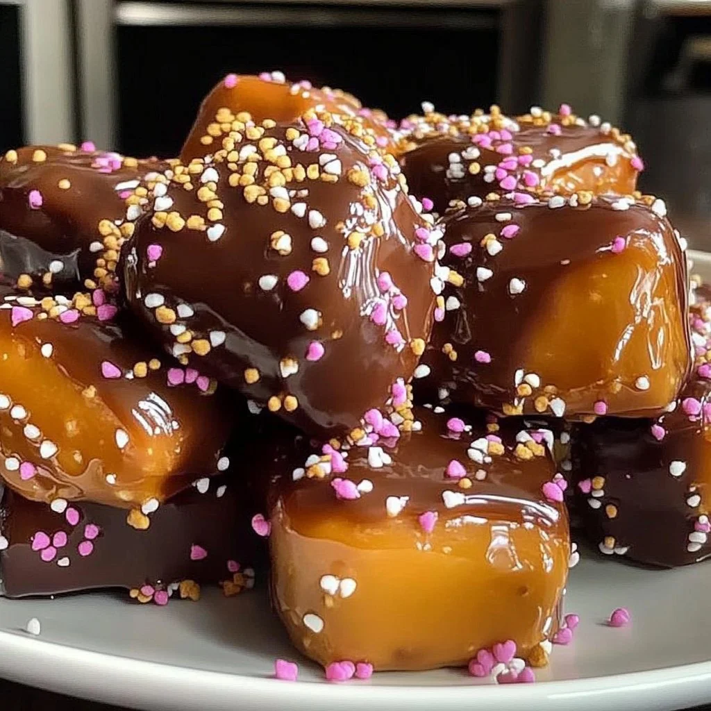 Delicious Valentine's Day Caramel Pretzel Bites for a sweet celebration