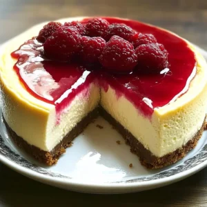 Delicious Valentine’s Day Cheesecake decorated with hearts and roses