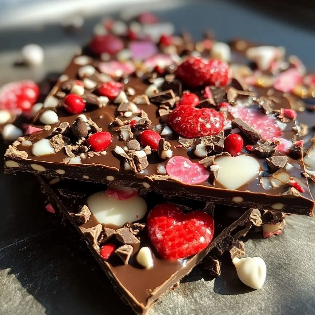 Valentine's Day Chocolate Bark