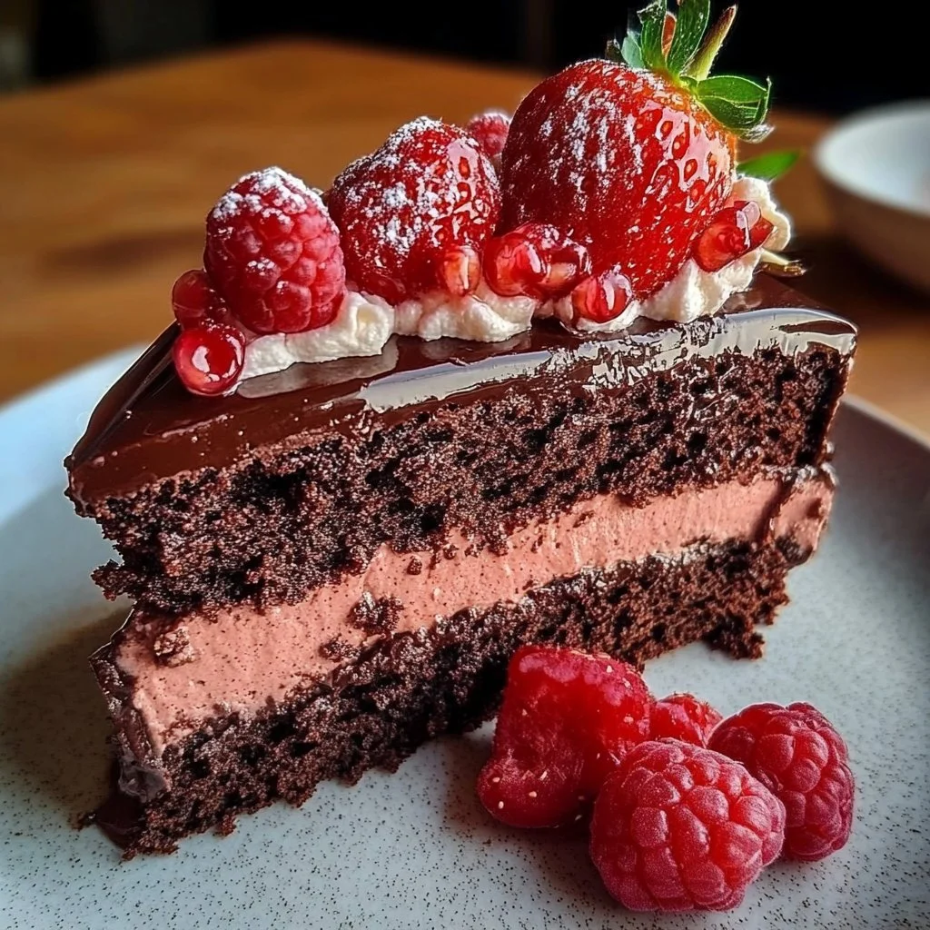 Valentine's Day Chocolate Cake