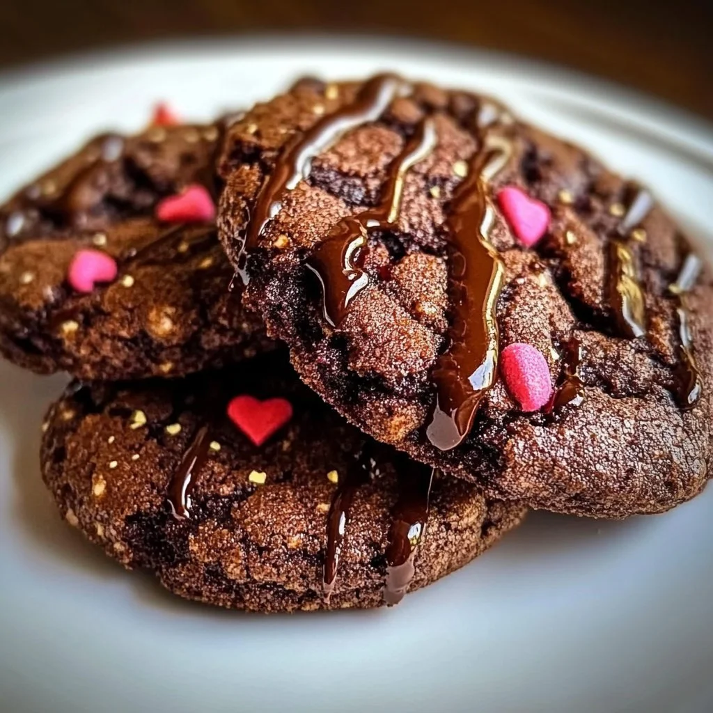 Valentine's Day Chocolate Cookies