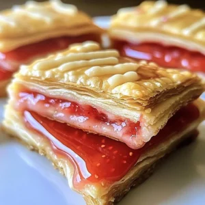 Mini strawberry vegan pop tarts for Valentine’s Day celebration.
