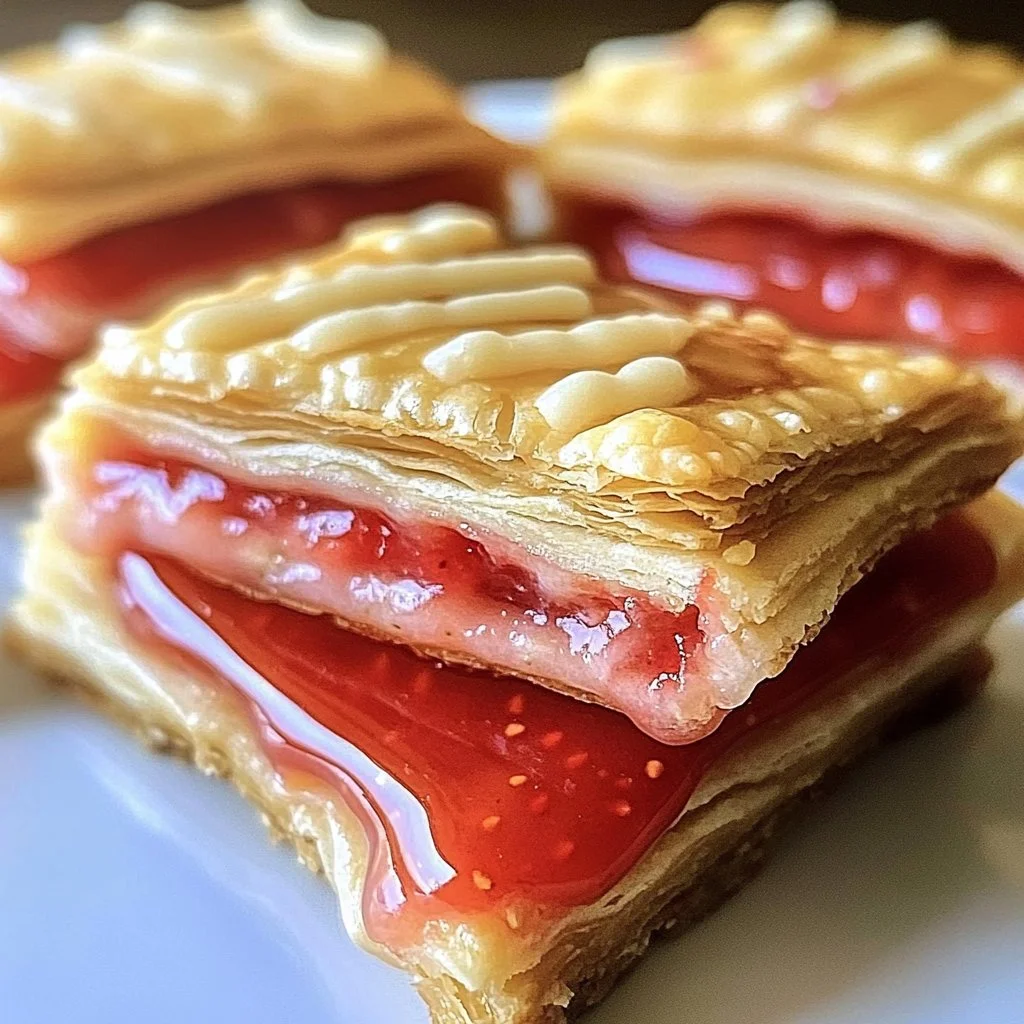 Mini strawberry vegan pop tarts for Valentine’s Day celebration.