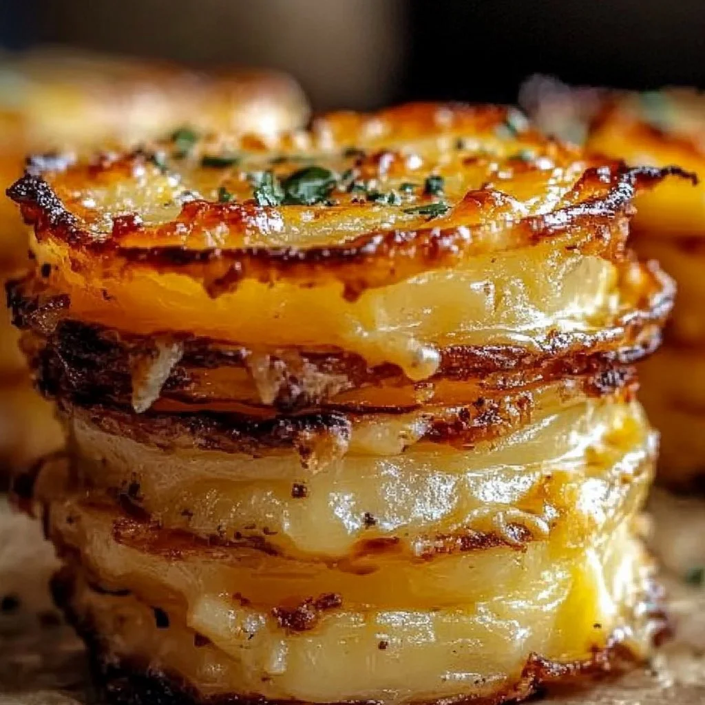 Cheesy Potato Stacks