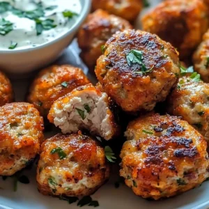 Delicious Chicken Kofta served with fresh herbs and spices