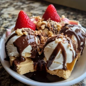 Colorful setup of a DIY ice cream bar with various toppings and ice creams