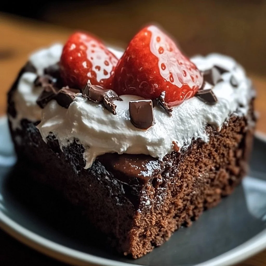 Heart-Shaped Chocolate Cake