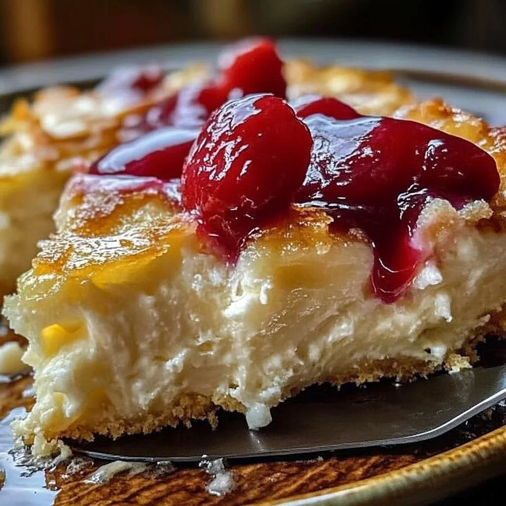 Delicious Heaven On Earth Cake layered with cream and cherries