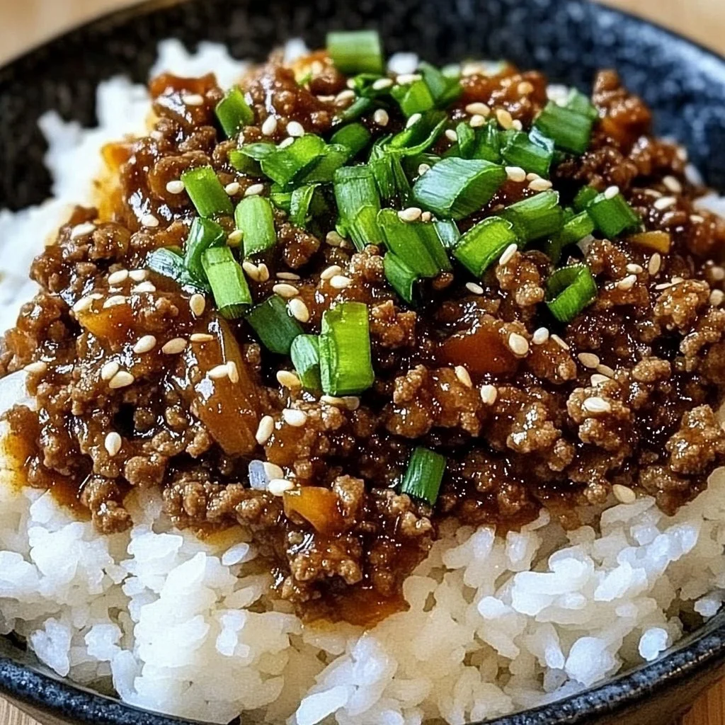 Korean Ground Beef Bowl