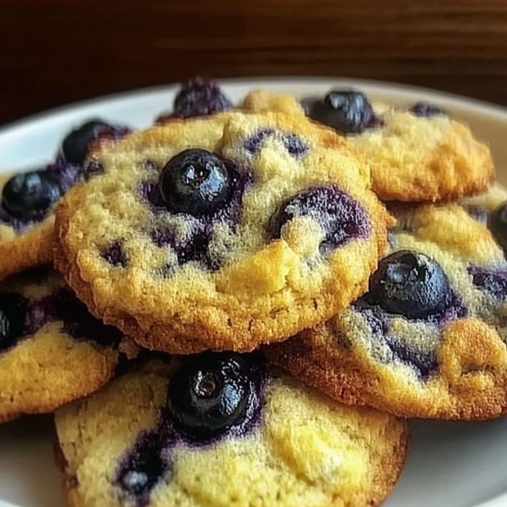 Irresistible Lemon Blueberry Cookies