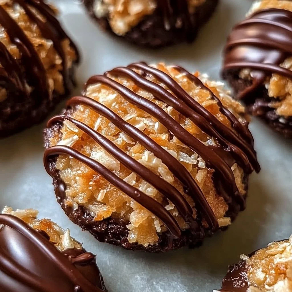 No Bake Samoa Cookies