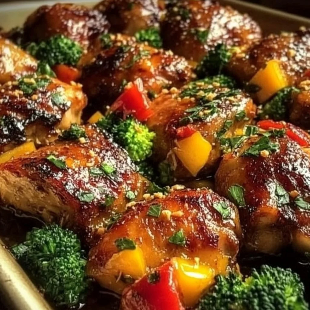 Irresistible Sheet Pan Thai Chicken