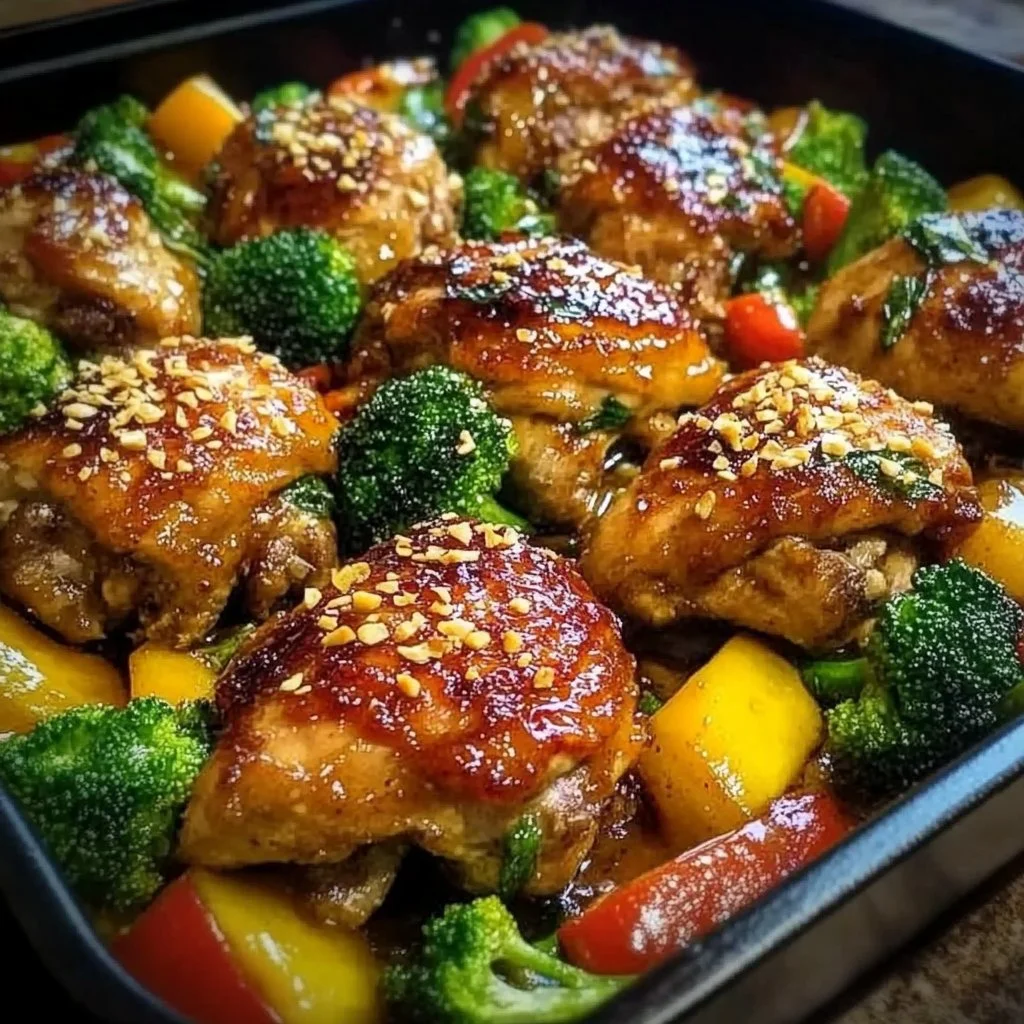 Sheet Pan Thai Chicken