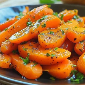 Bowl of delicious smashed carrots served as a healthy side dish.