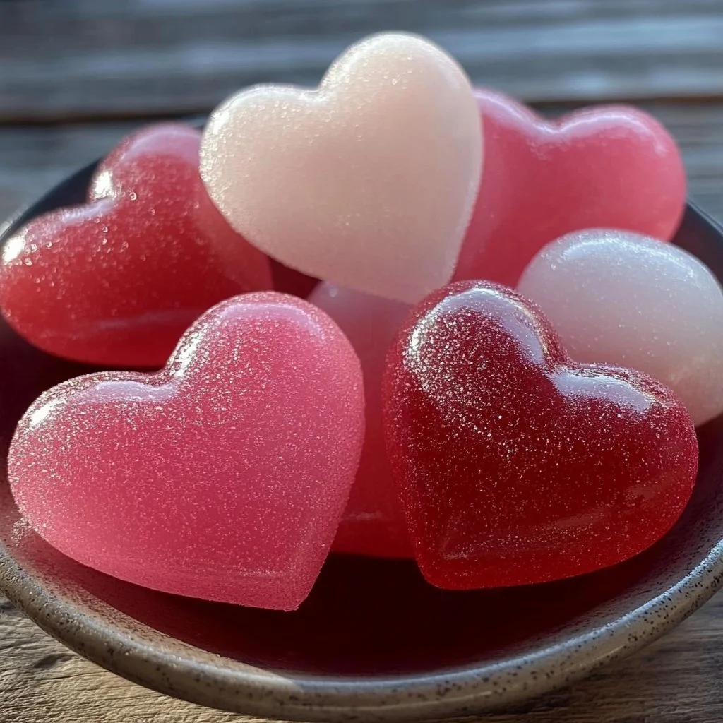 Colorful Valentine's Day hearts candy in a decorative box.