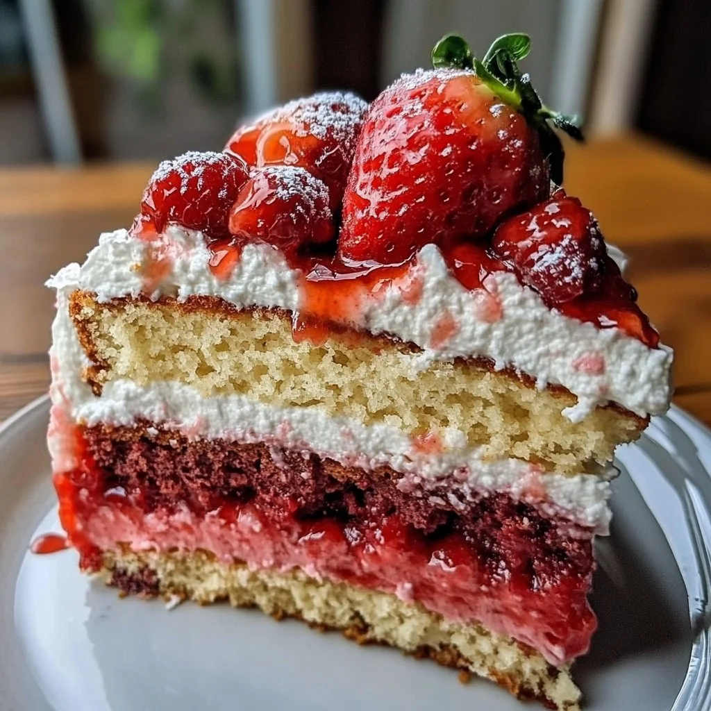 Valentine's Day lunchbox cake decorated with hearts and vibrant colors