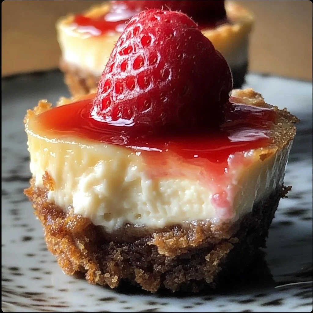 Valentine's Day Mini Cheesecakes