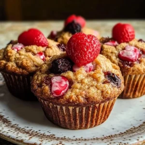 Delicious Valentine's Day muffins decorated with hearts and sprinkles