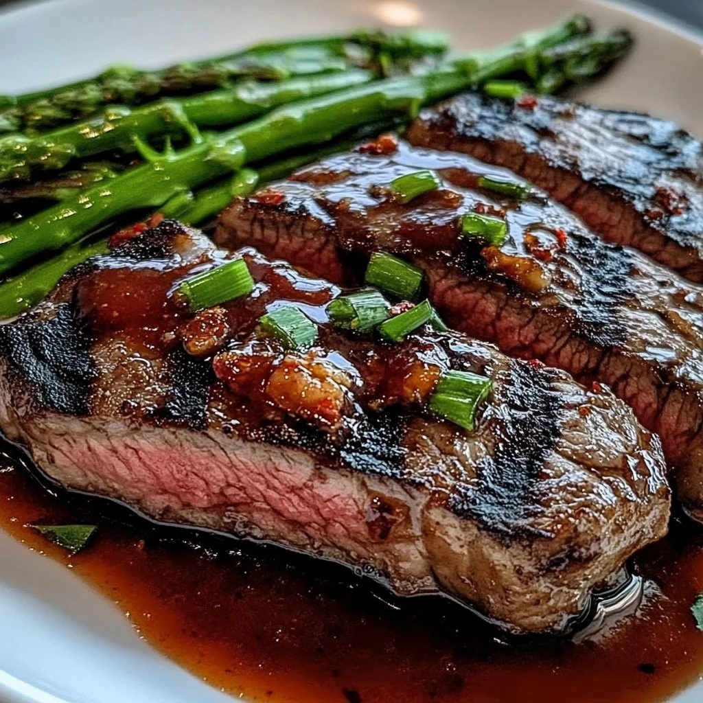 Perfectly seared ribeye steak for Valentine's Day dinner