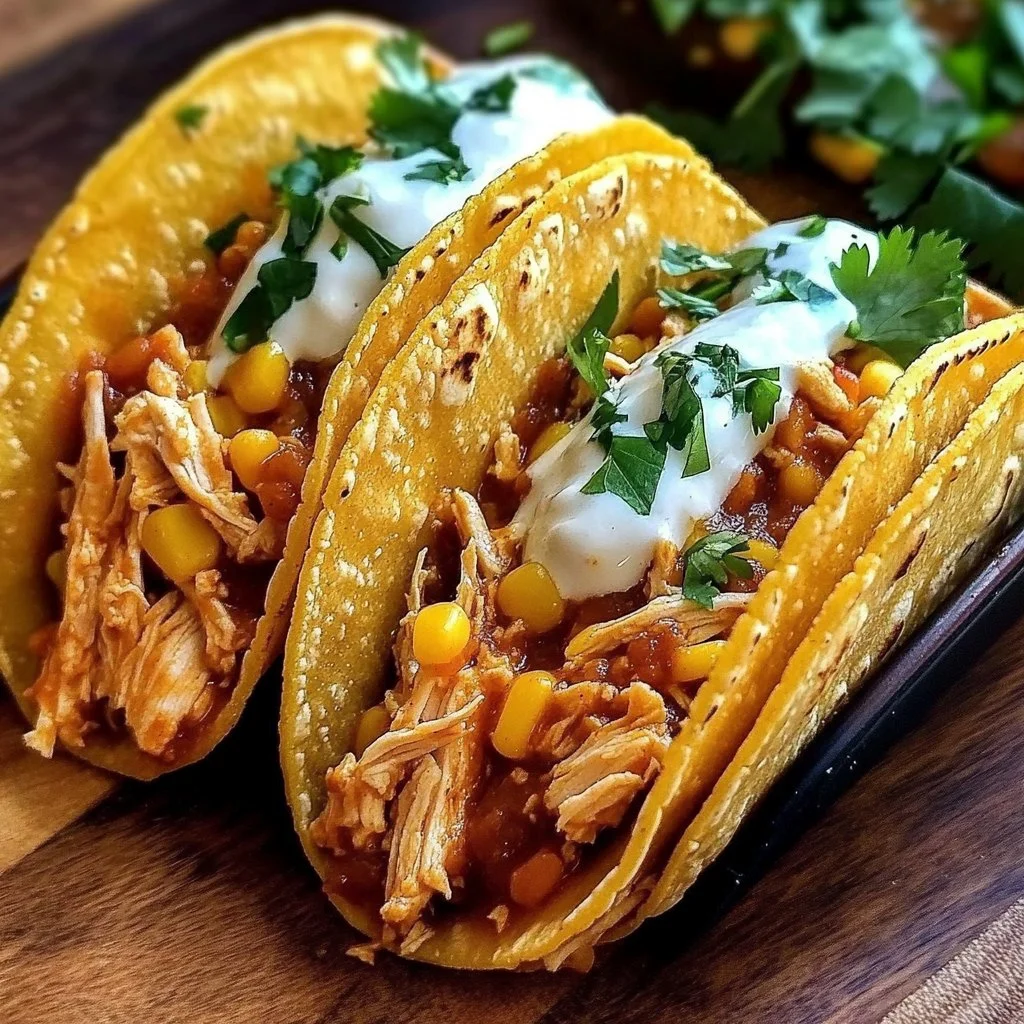 White Chicken Chili Tacos