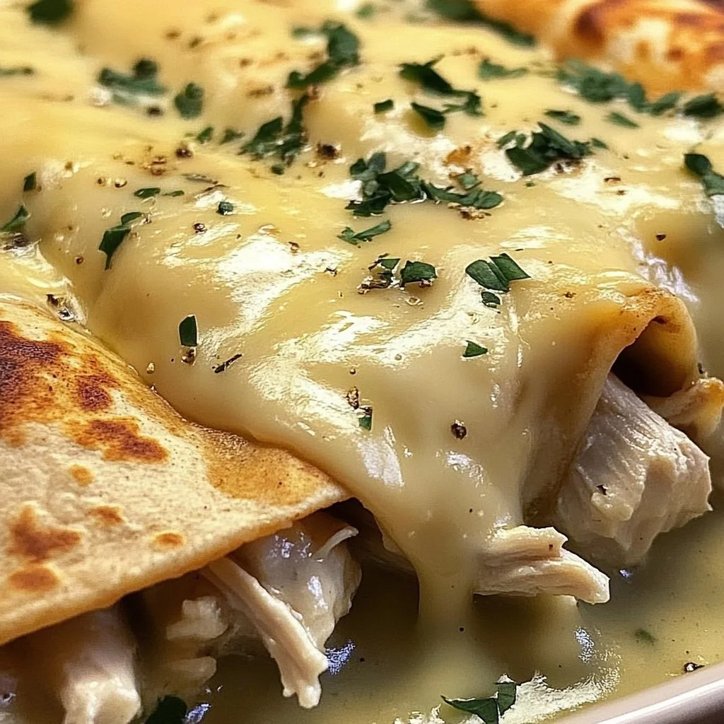 White Chicken Enchiladas: 7 Steps to Creamy Perfection