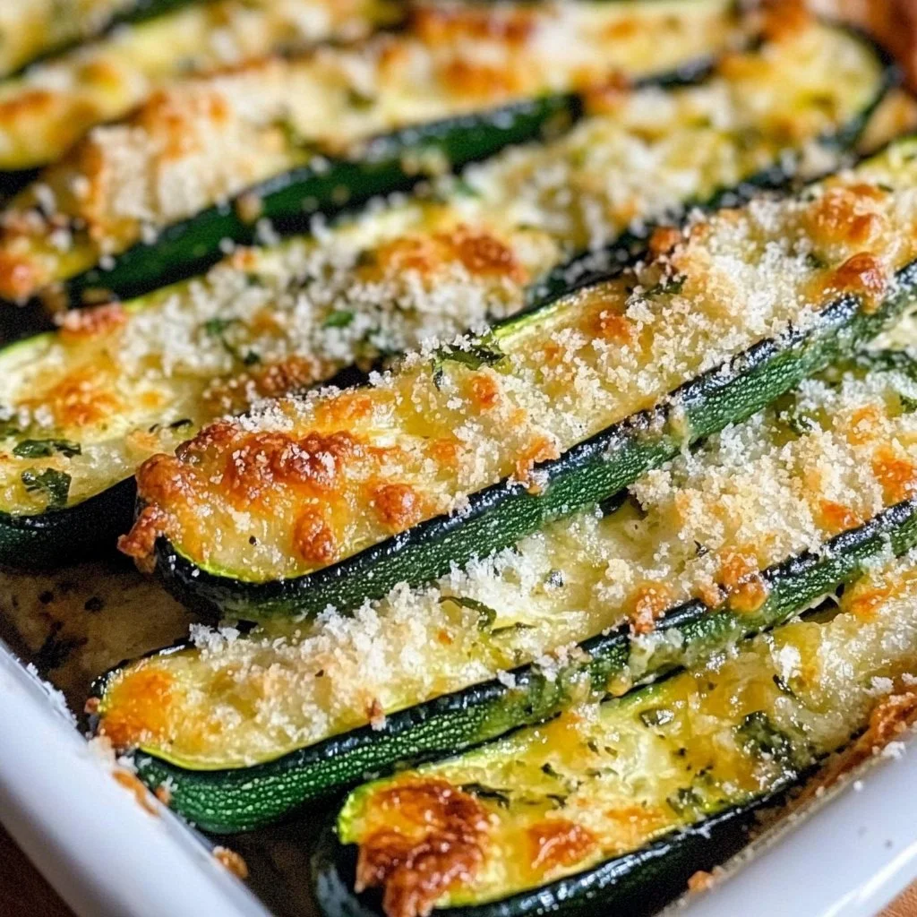 Baked Parmesan Zucchini