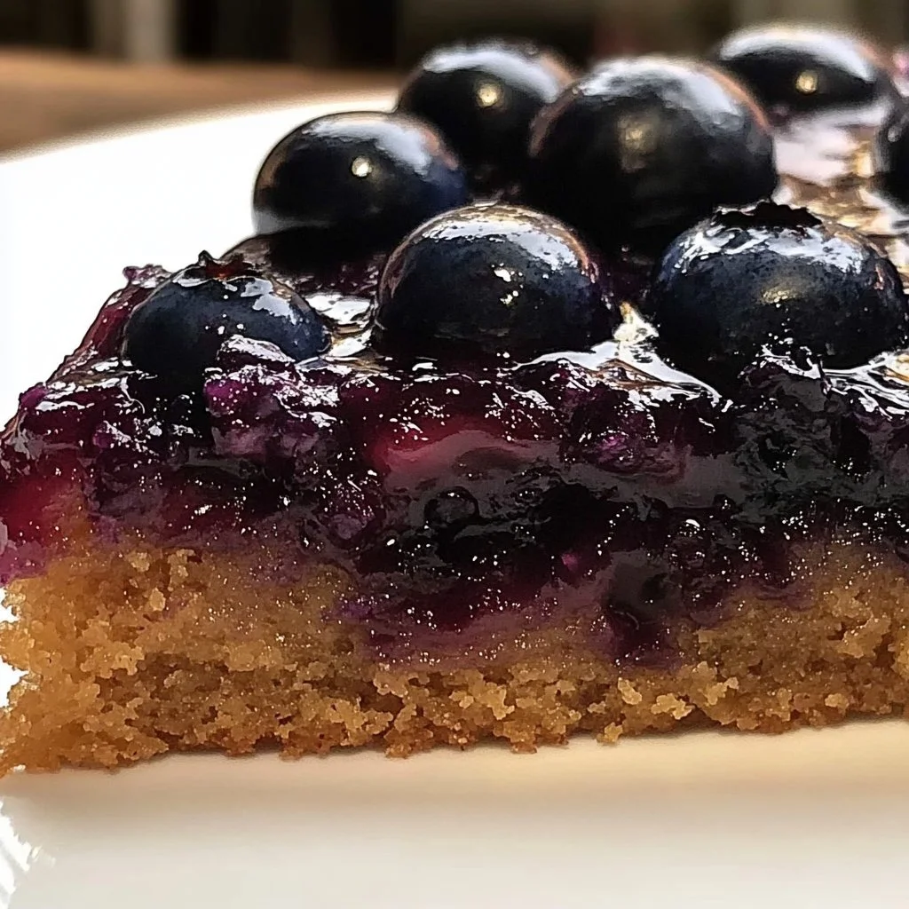 Blueberry Brown Sugar Upside Down Cake