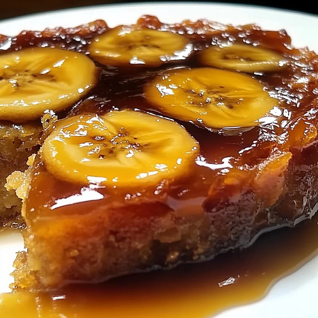 Caramelized Banana Upside Down Cake