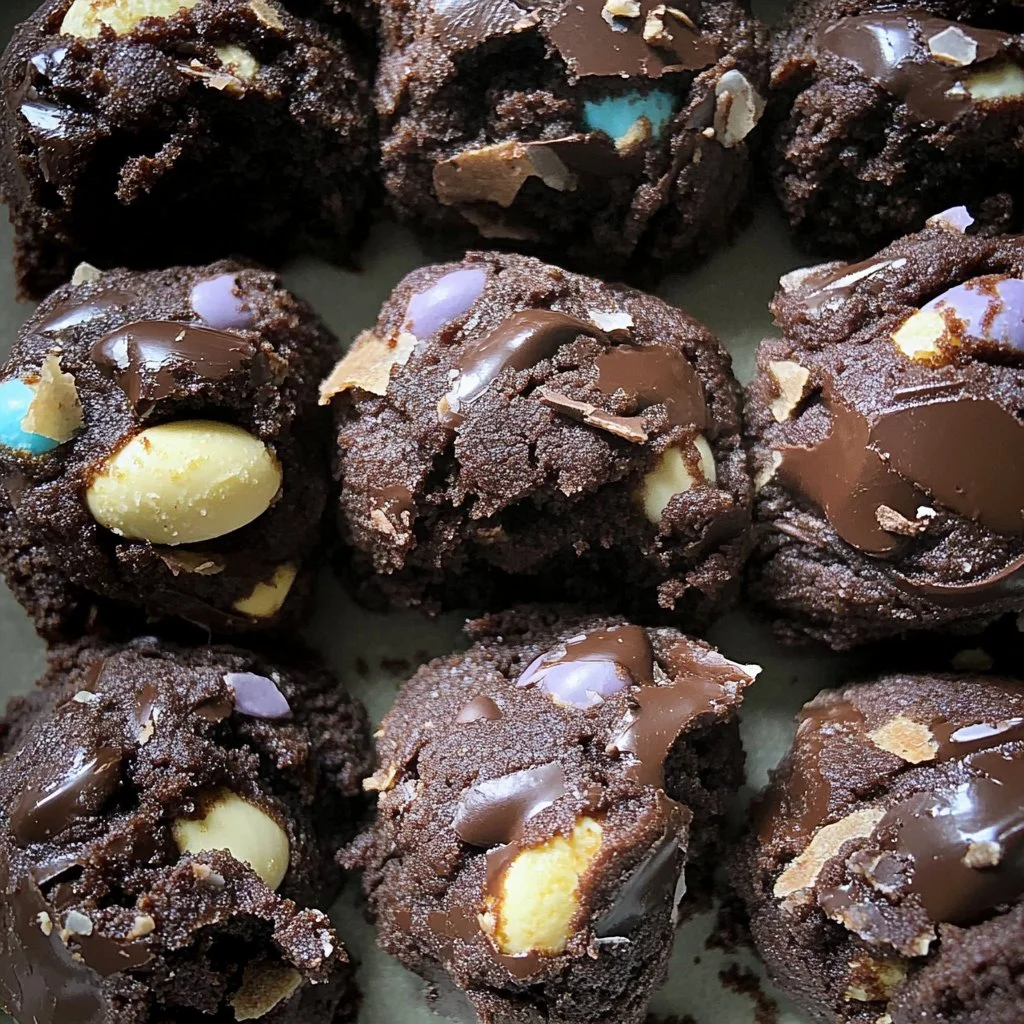 Chocolate Cadbury Egg Cookie Recipe