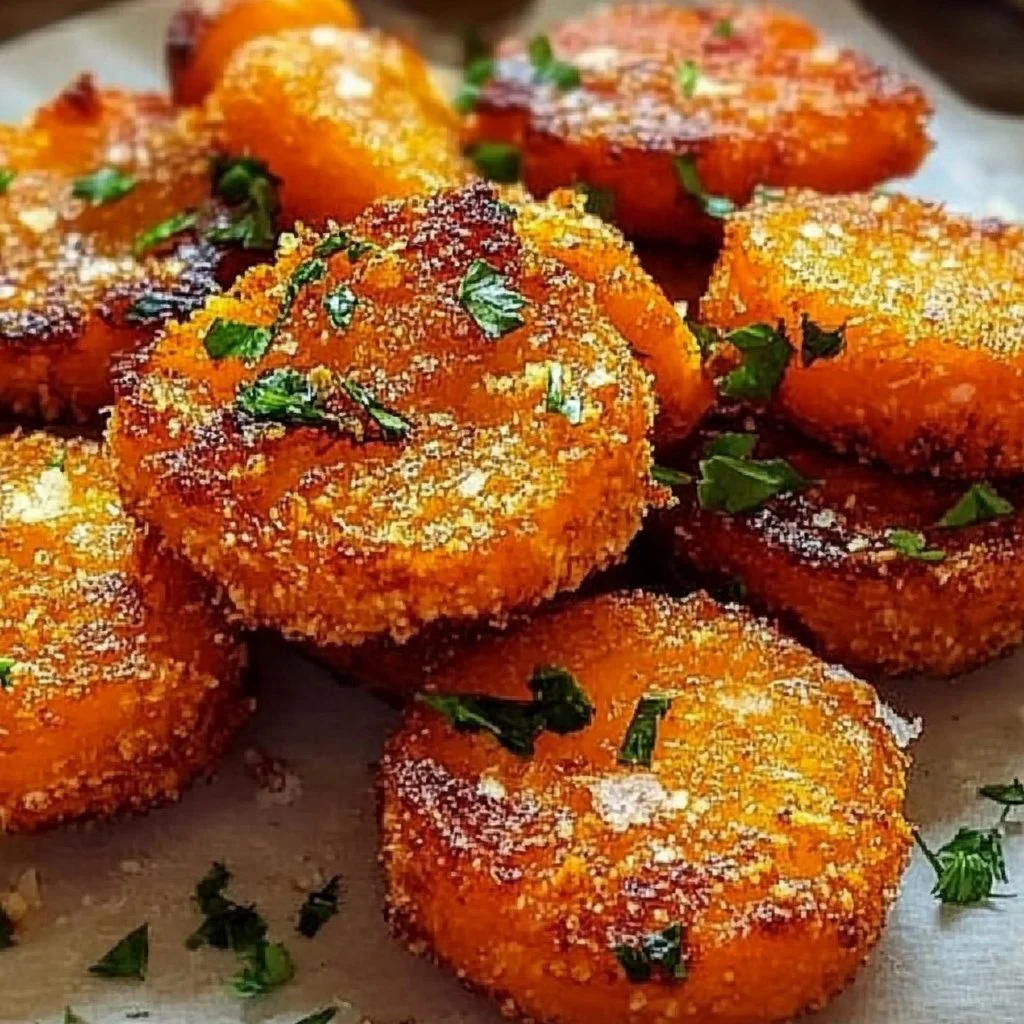 Crispy Smashed Carrot Bites