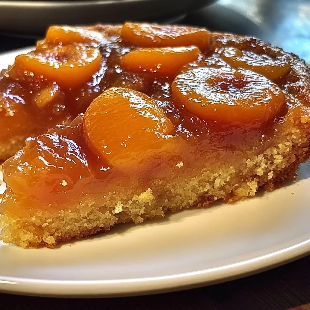 Decadent Apricot Upside Down Cake