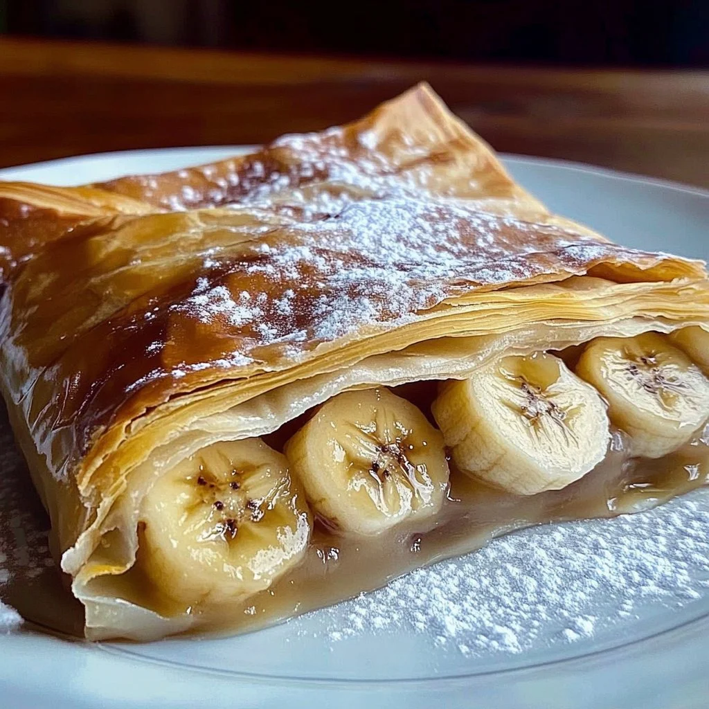 Delicious Banana Strudel